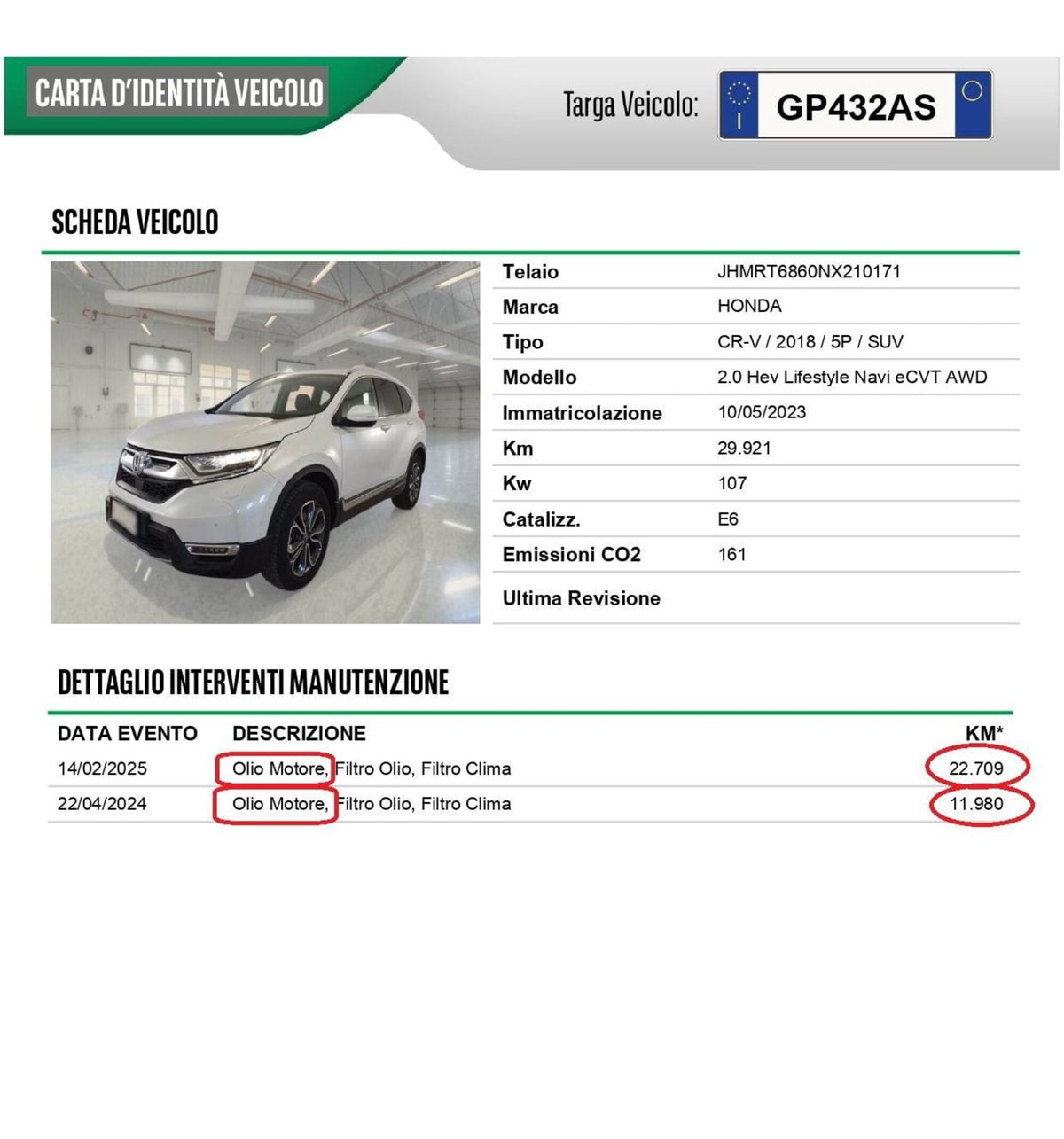 Honda CR-V 2.0 Hev eCVT Lifestyle Navi AWD (15)
