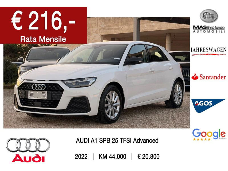 Audi A1 Sportback 25 TFSI Advanced