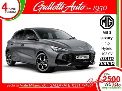 Mg MG3 1.5 hybrid+ Luxury auto usata