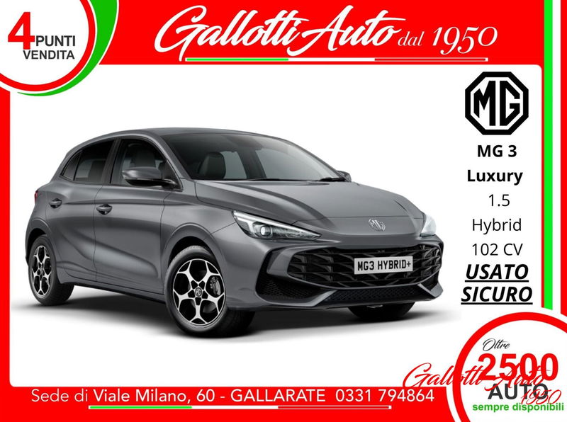 Mg MG3 1.5 hybrid+ Luxury auto