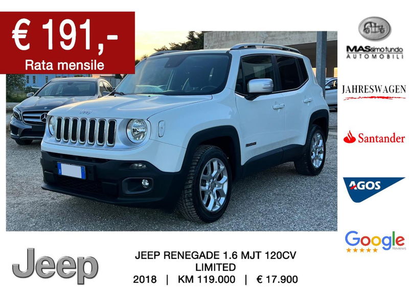 Jeep Renegade 1.6 Mjt 120 CV Limited