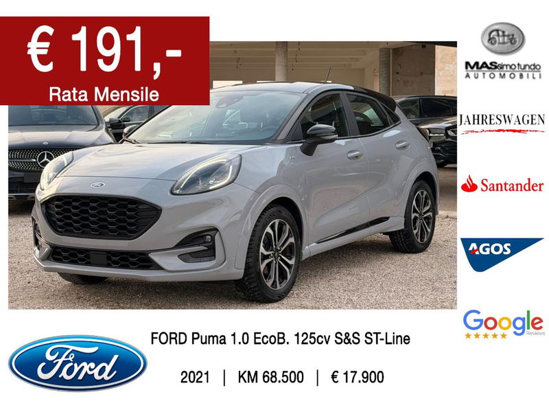 Ford Puma 1.0 EcoBoost 125 CV S&S ST-Line