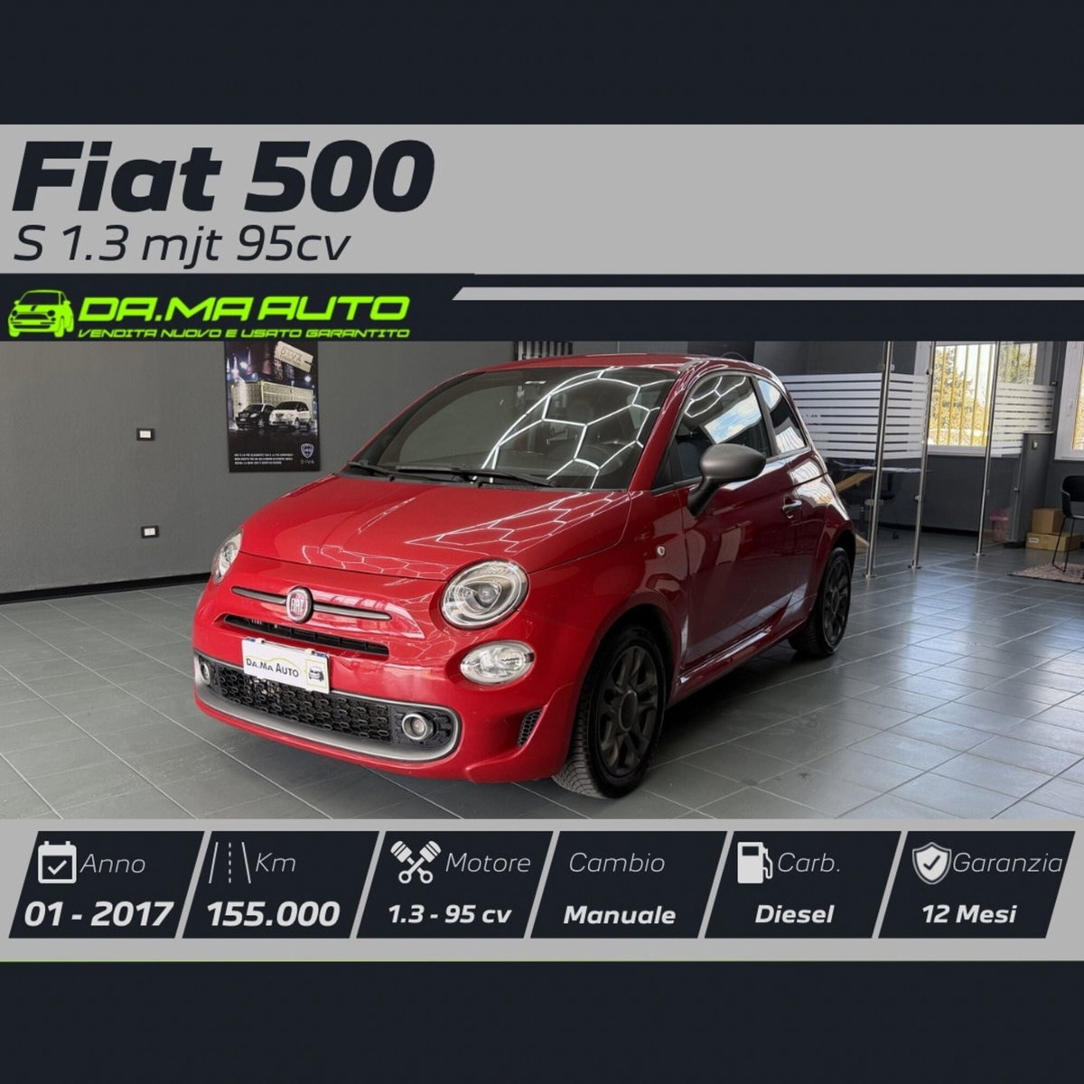 Fiat 500 1.3 Multijet 95 CV S