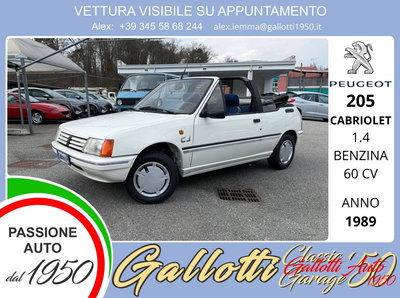 Peugeot 205 Cabrio cat Cabriolet CJ usata
