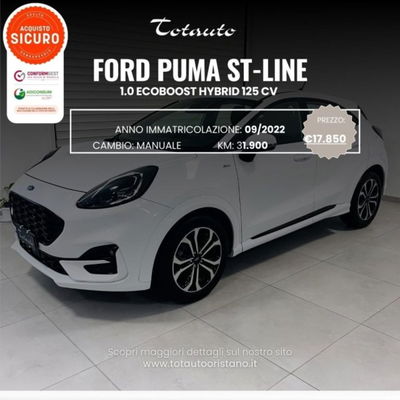 Ford Puma 1.0 EcoBoost Hybrid 125 CV S&S ST-Line Design 2 usata
