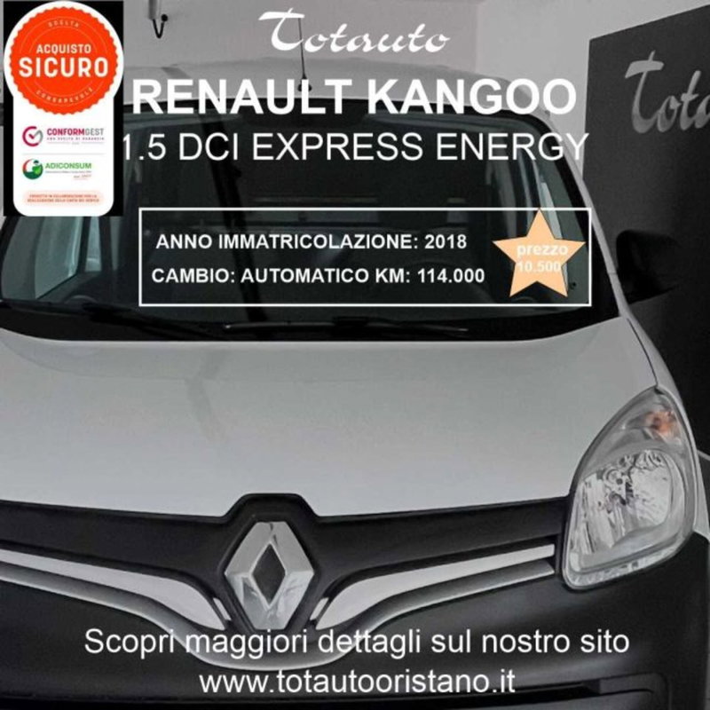 Renault Kangoo 1.5 dCi 75CV F.AP. Stop & Start 4p. Express