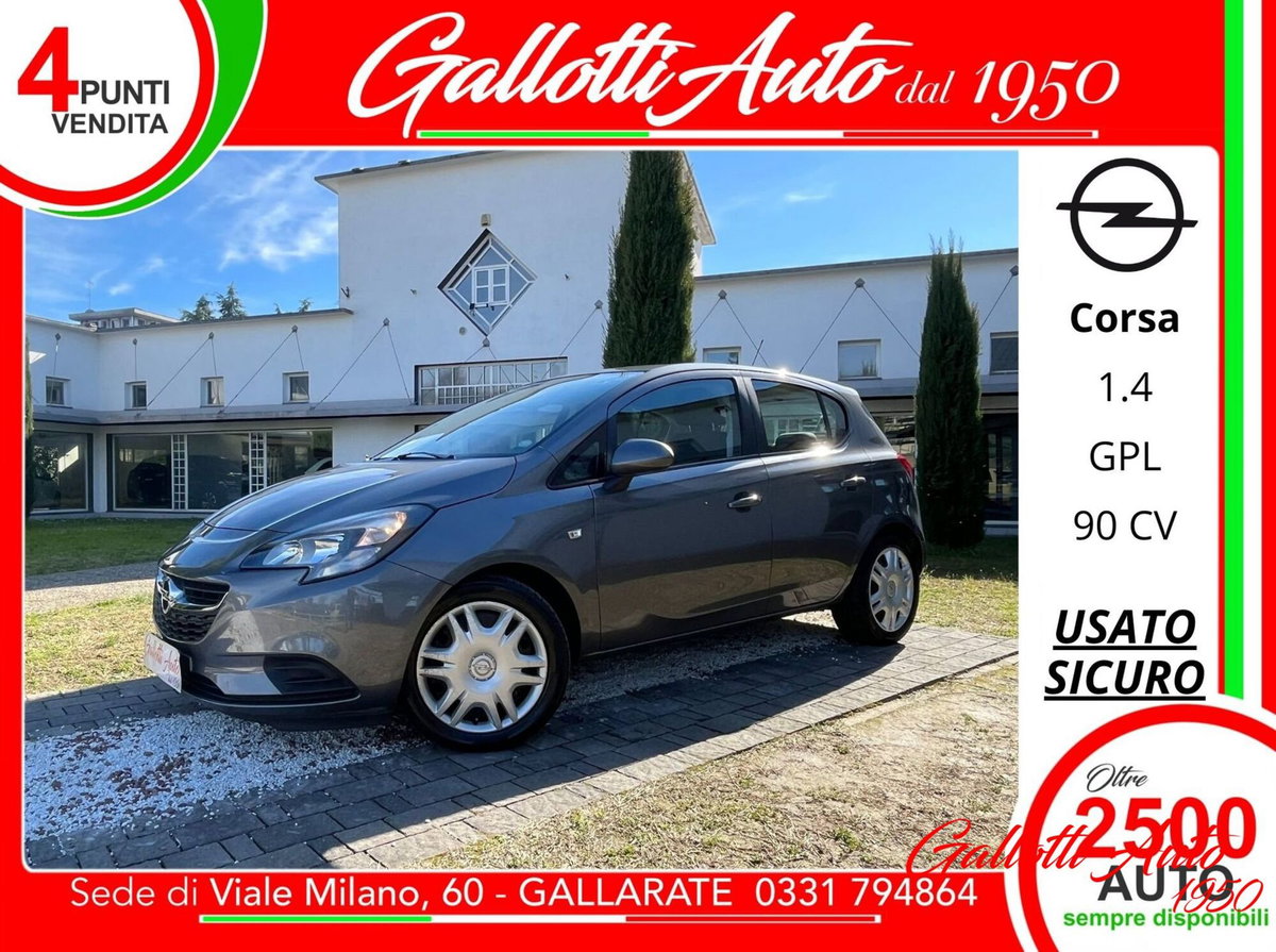 Opel Corsa 1.4 90CV GPL Tech 5 porte n-Joy