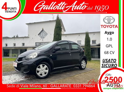 Toyota Aygo 1.0 12V VVT-i 5 porte Now GPL usata