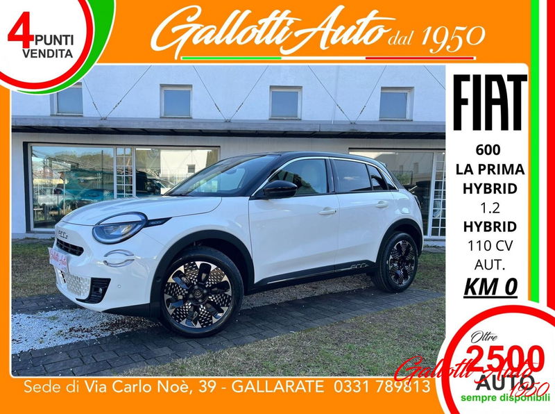Fiat 600 1.2 hybrid La Prima II 110cv auto