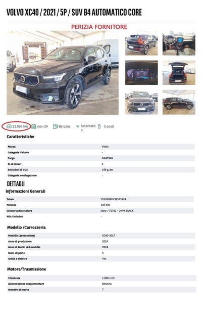 Volvo XC40 2.0 b4 Core auto (14)