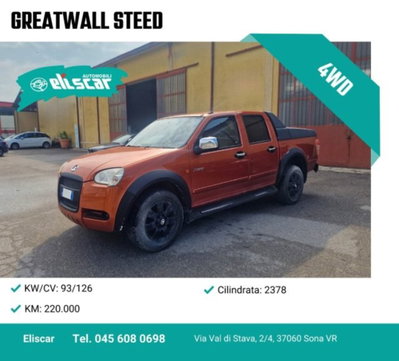 Great Wall Steed Pick-up Steed DC 2.4 4x4 Super Luxury usato