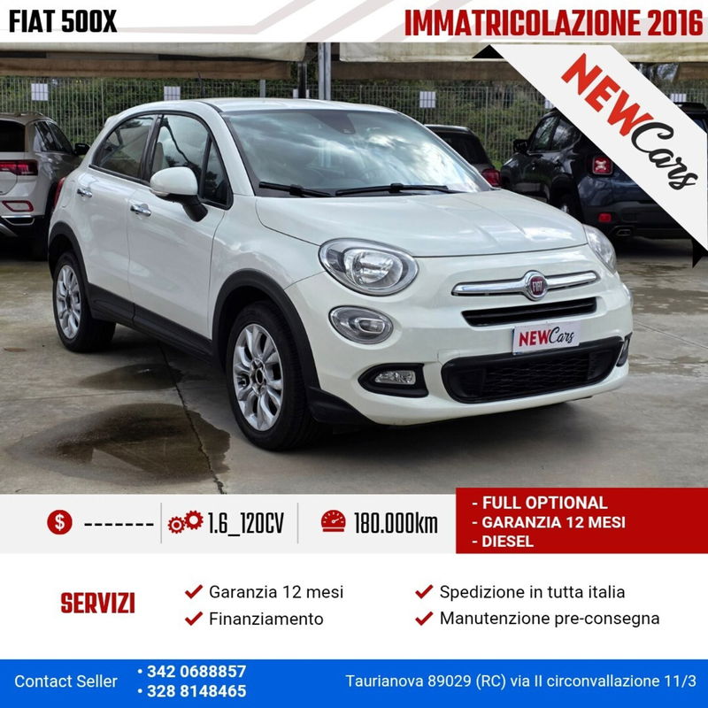 Fiat 500X 1.6 MultiJet 120 CV Lounge