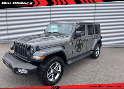Jeep Wrangler Unlimited 2.2 Mjt II Sahara usata