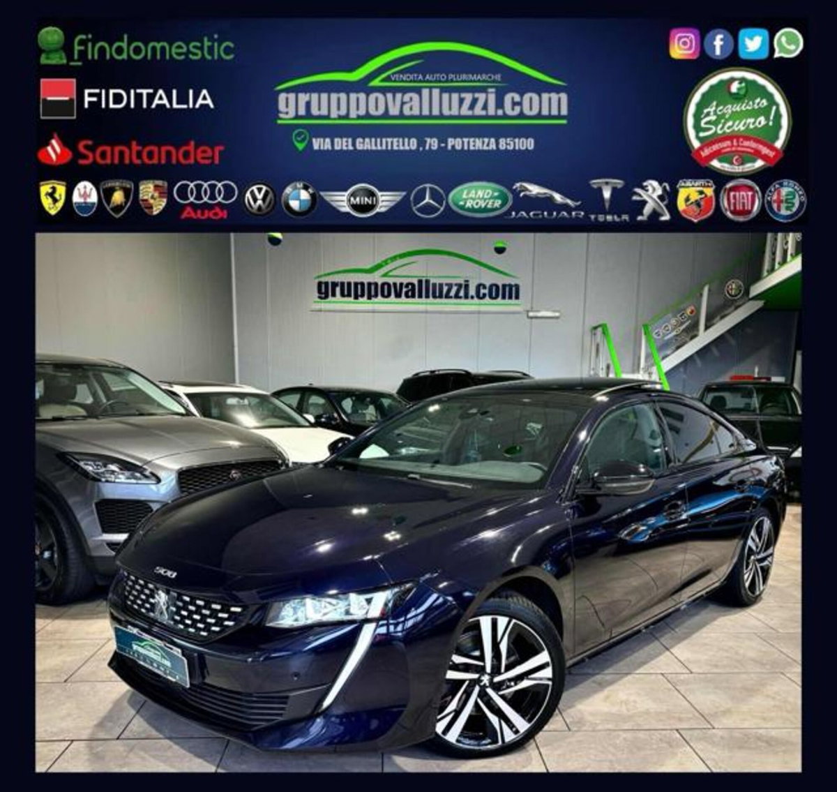Peugeot 508 BlueHDi 180 Stop&Start EAT8 First Edition