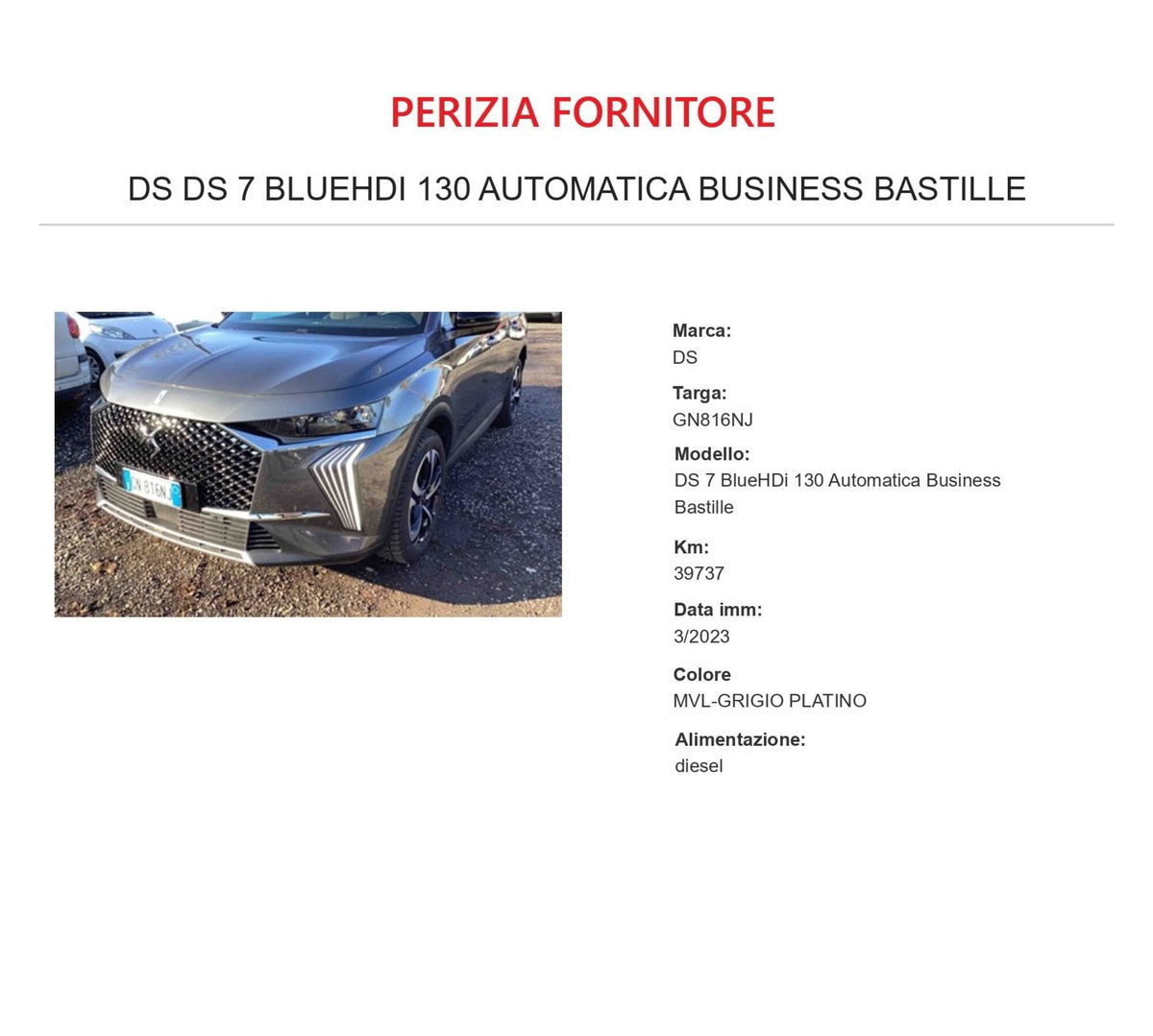 Ds DS 7 1.5 bluehdi Bastille Business 130cv auto (14)
