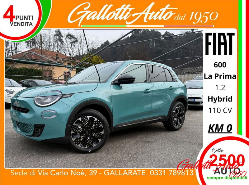 Fiat 600 1.2 hybrid La Prima 110cv auto
