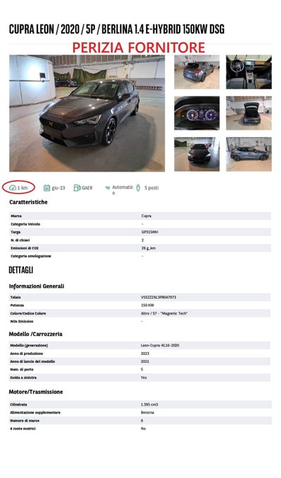 Cupra Leon Leon 1.4 e-HYBRID 204 CV DSG (15)