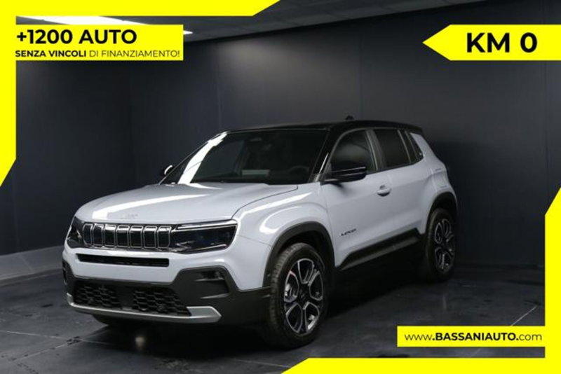 Jeep Avenger 1.2 turbo e-hybrid mhev Summit fwd 110cv edct6