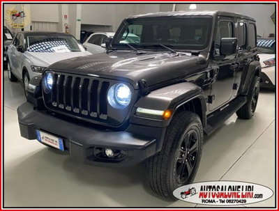 Jeep Wrangler Unlimited 2.8 CRD DPF Sahara Auto usata