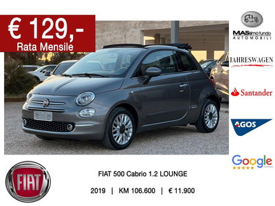 Fiat 500 1.2 Lounge usata