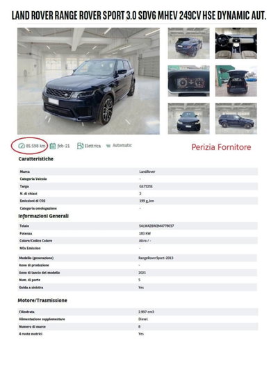 Land Rover Range Rover Sport 3.0D l6 249 CV HSE Dynamic Stealth (14)