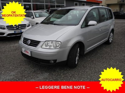 Volkswagen Touran 1.9 TDI 105CV DPF usata