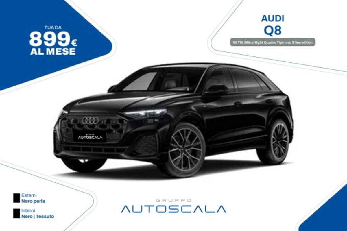 Audi Q8 3.0 tdi mhev S line edition quattro 286cv tiptronic