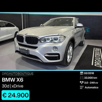BMW X6 xDrive30d 249CV usata