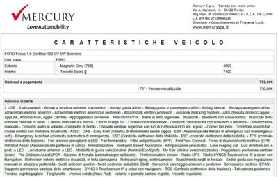 Ford Focus Station Wagon 1.5 EcoBlue 120 CV automatico SW Business (8)