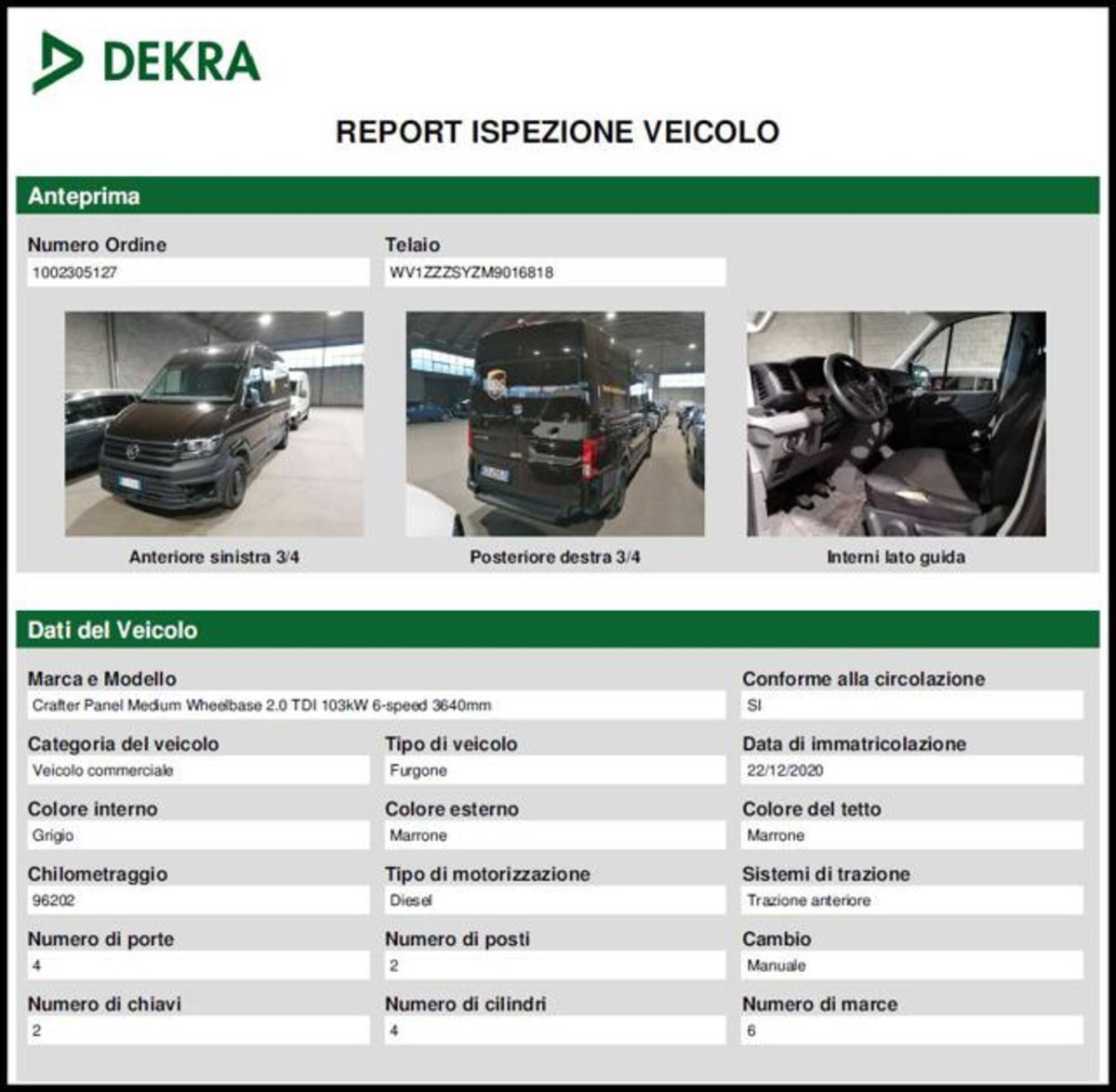 Volkswagen Veicoli Commerciali Crafter Furgone 30 2.0 tdi 140cv L3H3 (2)
