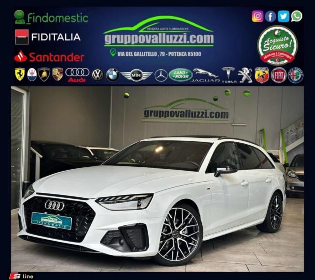 Audi A4 Avant 35 2.0 tdi mhev S Line edition 163cv s-tronic