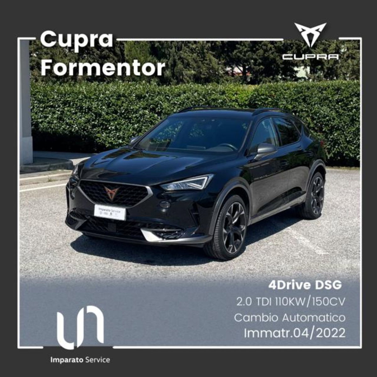 Cupra Formentor Formentor 2.0 tdi 4drive 150cv dsg