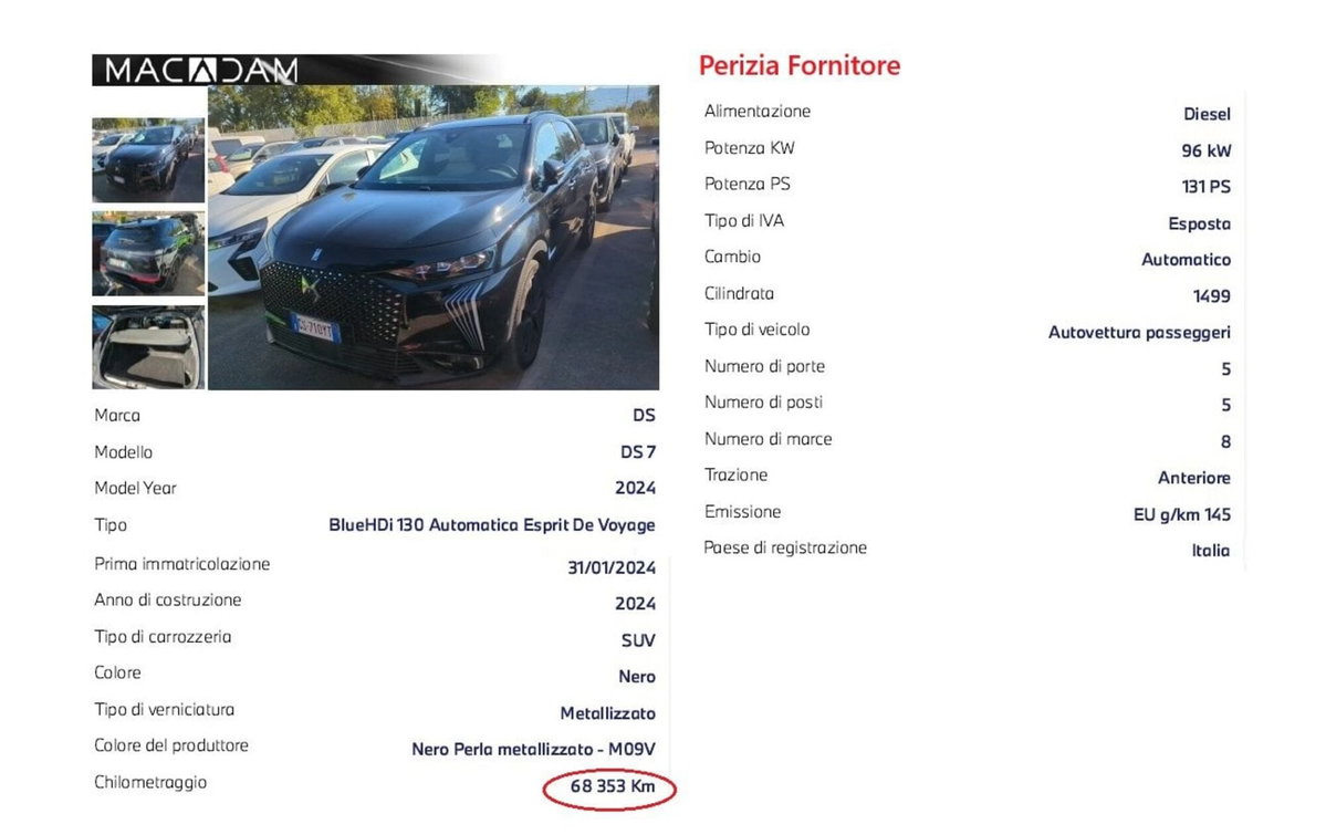 Ds DS 7 1.5 bluehdi Esprit de Voyage 130cv auto (14)