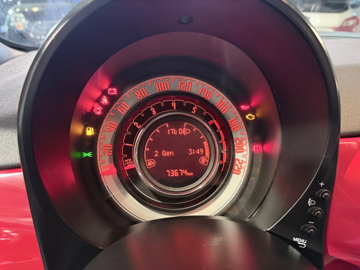 Fiat 500 1.0 Hybrid Red (18)
