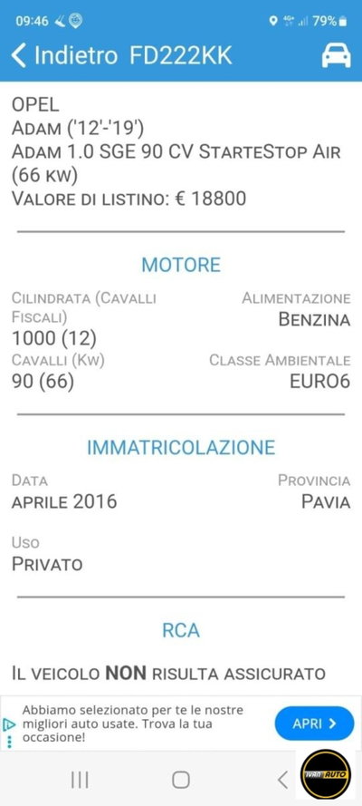 Opel Adam 1.0 SGE 90 CV Start&Stop Air (20)