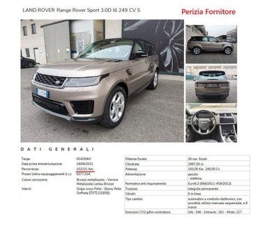 Land Rover Range Rover Sport 3.0D l6 249 CV HSE Dynamic Stealth (14)