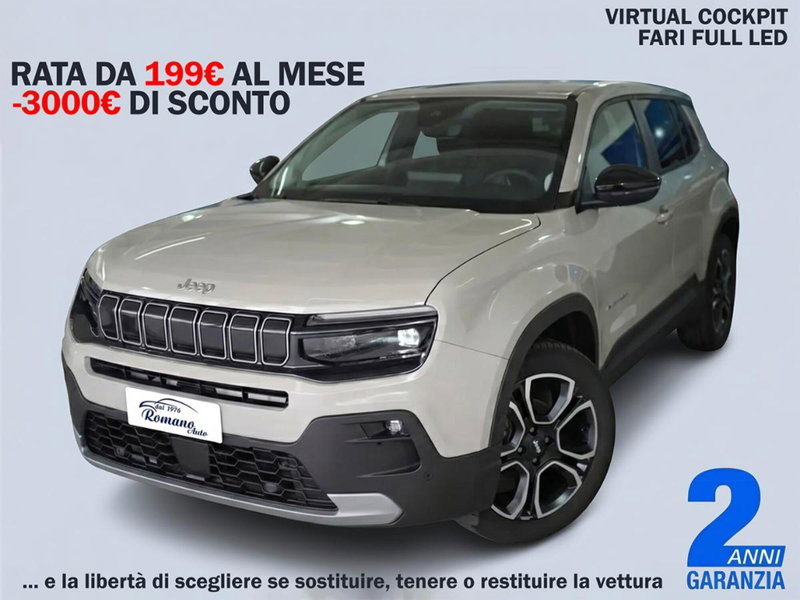 Jeep Avenger 1.2 turbo Summit fwd 100cv