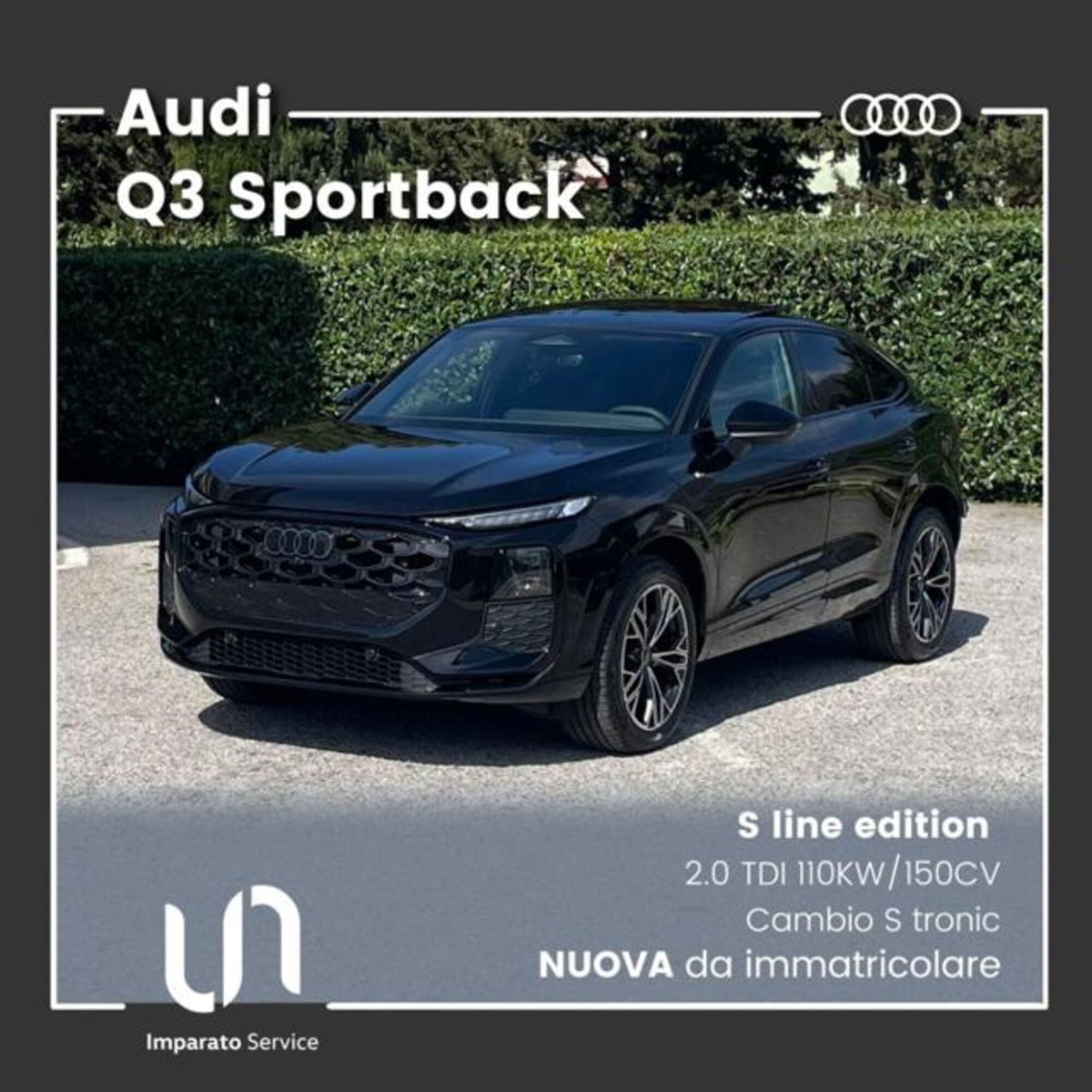 Audi Q3 2.0 TDI 150 CV S tronic S line Edition