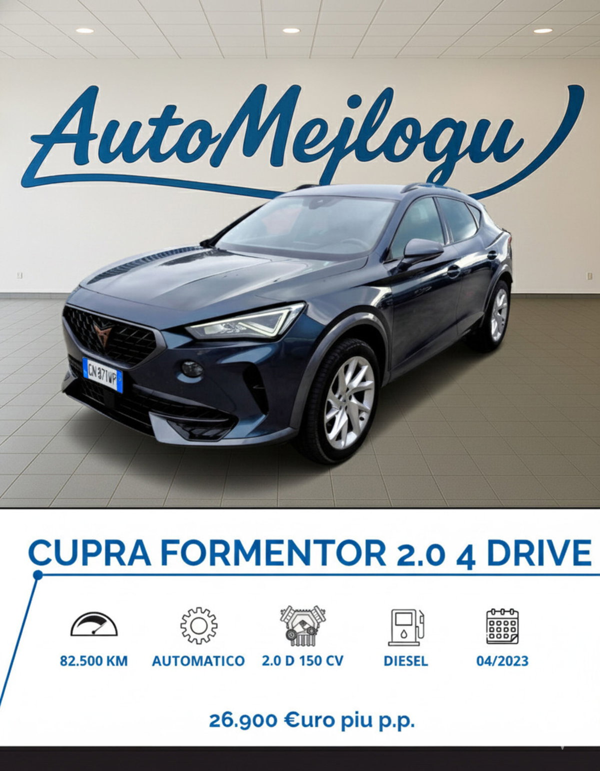 Cupra Formentor Formentor 2.0 tdi 4drive 150cv dsg
