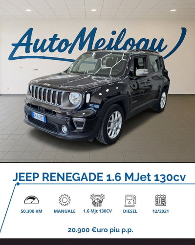 Jeep Renegade 1.6 Mjt 130 CV Limited usata