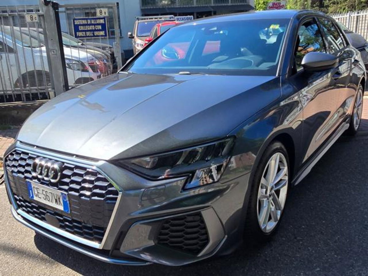 Audi A3 Sportback 1.5 tfsi mhev S line edition 150cv s-tronic