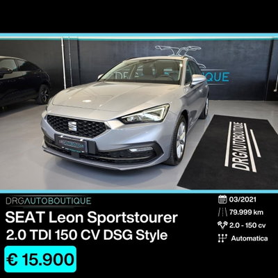 SEAT Leon ST Sportstourer 2.0 tdi Style 150cv dsg usata