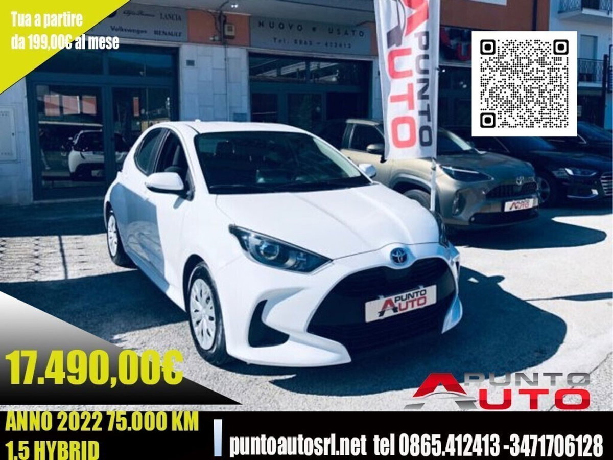 Toyota Yaris 1.5 Hybrid 5 porte Energy