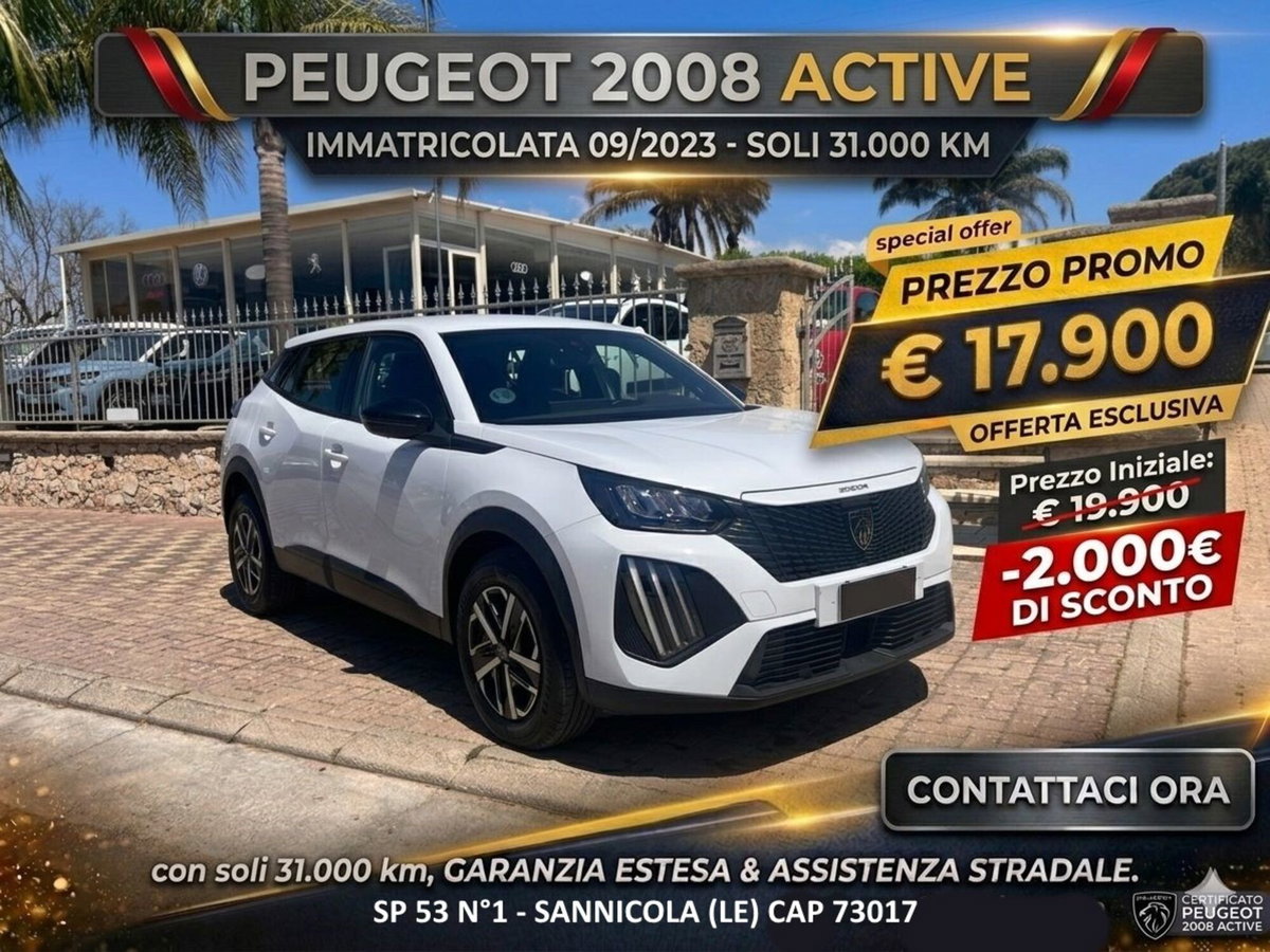 Peugeot 2008 1.2 puretech Active s&s 100cv (16)