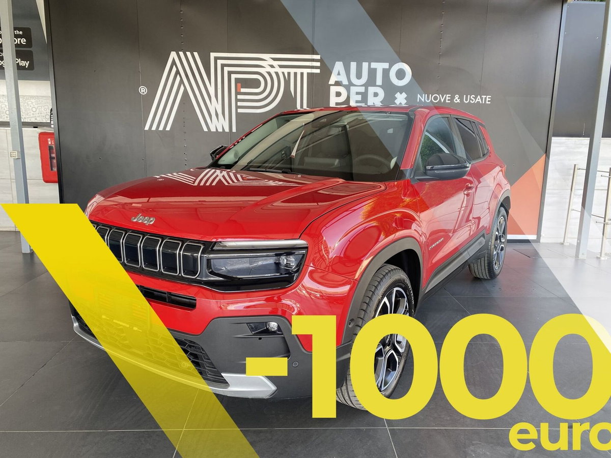 Jeep Avenger 1.2 turbo e-hybrid mhev Summit fwd 110cv edct6