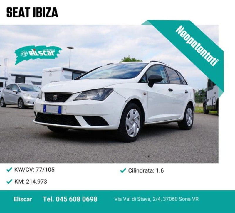 SEAT Ibiza 1.6 TDI 105 CV CR 5 porte FR