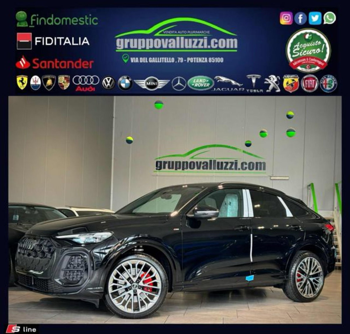 Audi Q5 2.0 tdi mhev+ S line edition quattro 204cv s-tronic