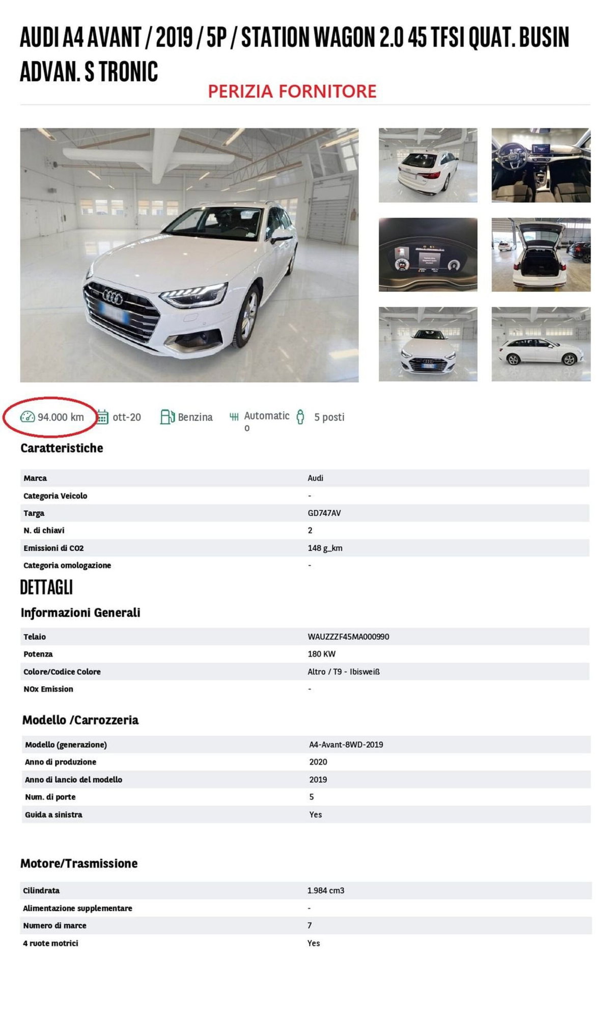 Audi A4 Avant 45 TFSI quattro S tronic Business Advanced (14)