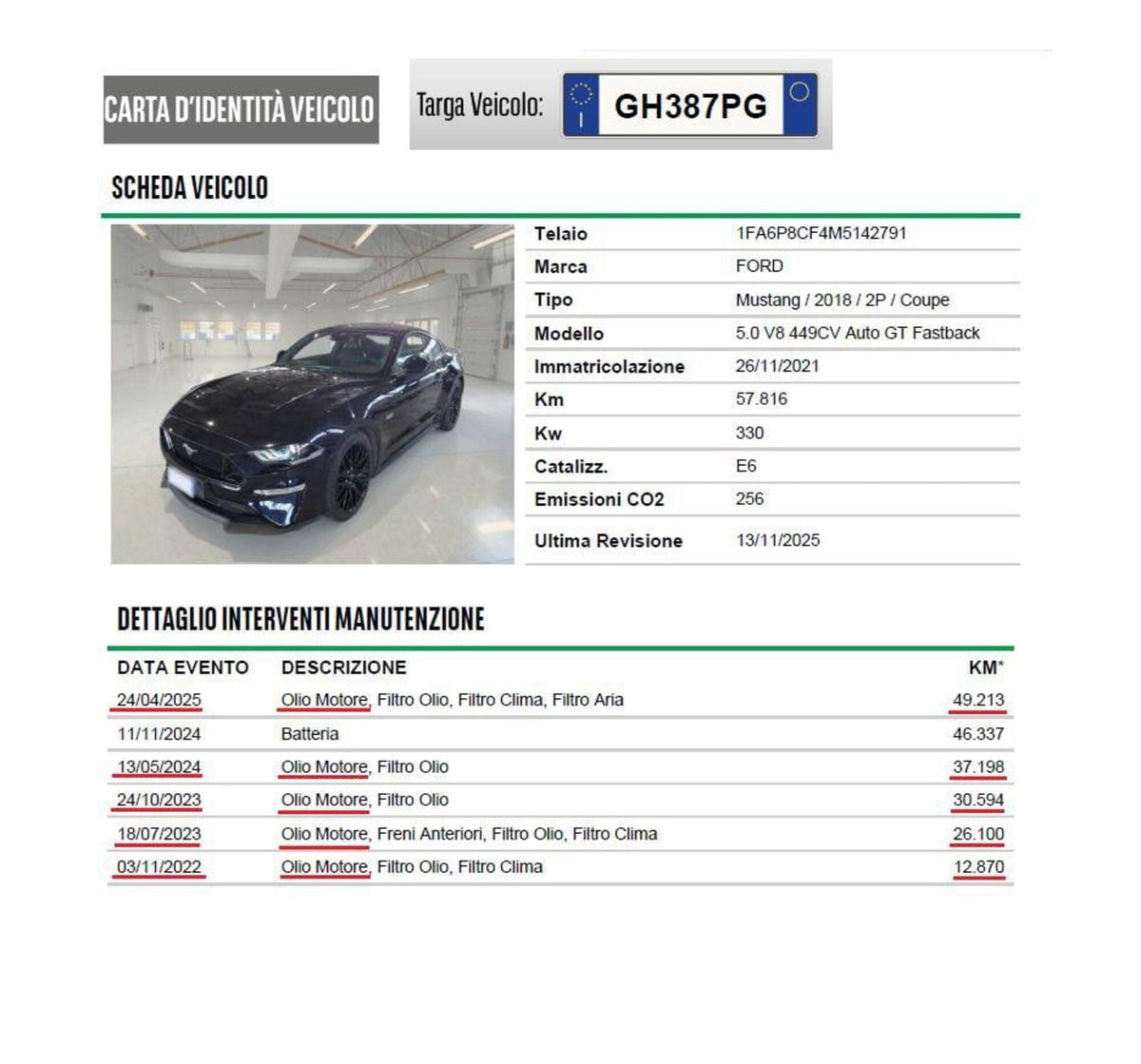 Ford Mustang Coupé Fastback 5.0 V8 GT (15)