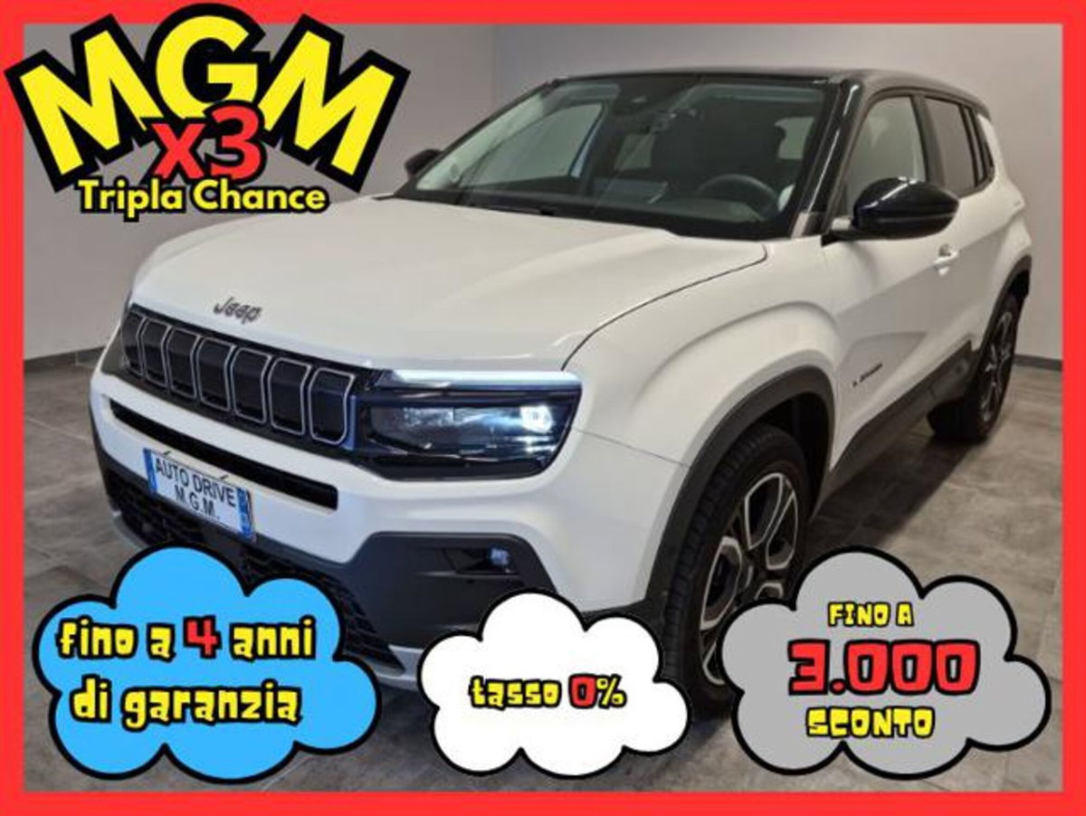 Jeep Avenger 1.2 turbo Summit fwd 100cv